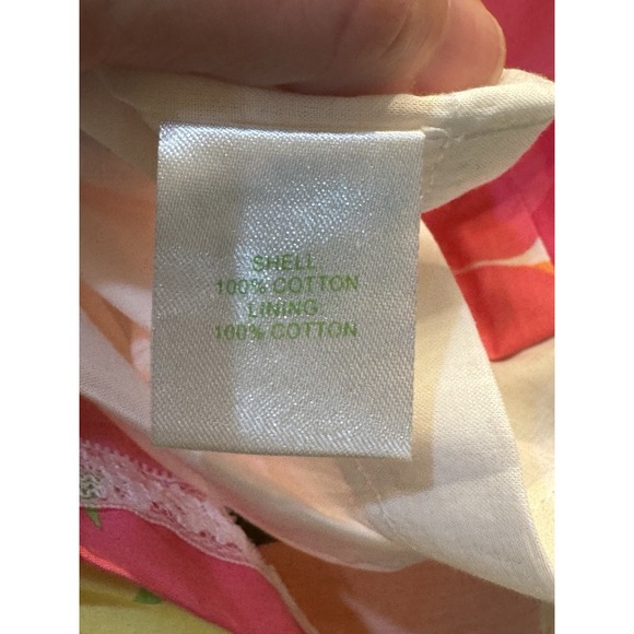 LILLY PULITZER‎ BETSEY DRESS CLASSIC WHITE FALLING FOR YOU FLORAL 12 Strapless - Picture 5 of 9